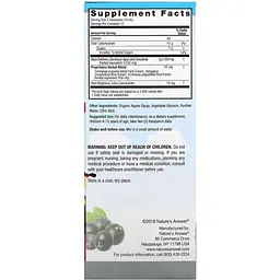 Сироп для дітей Nature's Answer Sambucus Kid's Formula 4000 мг 120 мл - мініатюра 3