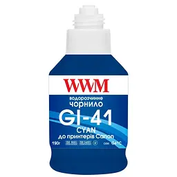 Чорнило WWM Canon GI-41 для Pixma G2420/3420 190г Cyan (KeyLock) (G41C) - мініатюра 2