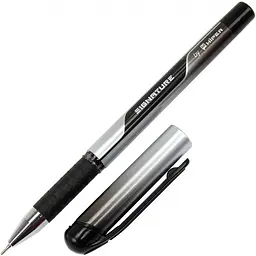 Ручка гелева Hiper Signature HG-105BK Hiper 0,6мм чорна - мініатюра 2