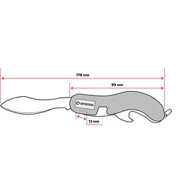 Мультитул Intertool HT-0543 [104916] - мініатюра 9