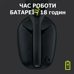 Навушники Logitech G435 LIGHTSPEED Black (981-001050) - мініатюра 6