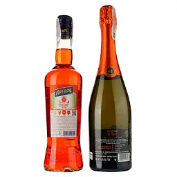 Упаковка наборів (6 шт.): Аперитив Aperol Aperitivo 11% 0.7 л + Вино ігристе Cinzano To-Spritz біле сухе 0.75 л - мініатюра 5