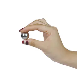 Вагінальні кульки LoveToy Passion Dual Balls, 2 см, сріблястий - мініатюра 6