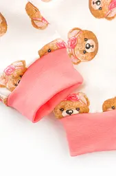 Комбінезон для дівчинки на манжетах з крильцями та пов'язкою Girl Bears з начосом - мініатюра 4