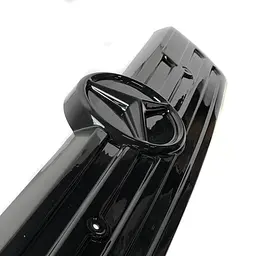 Зимова накладка на радіаторні грати Mercedes Sprinter CDI 2000-2006 / Великі грати без рамки / Глянець FLY - мініатюра 5