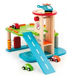 Дерев'яний ігровий набір Viga Toys Паркінг (59963) - мініатюра 2
