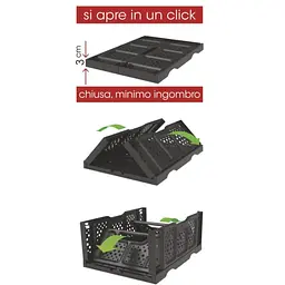Ящик для зберігання складаний OPLA 40x30x17h кремовий - мініатюра 3