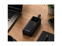 Зовнішній акумулятор (Power Bank) Awei PA-105 40000mAh Black - мініатюра 6