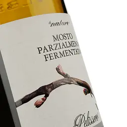 Вино Pelissero Mosto Parzialmente Fermentato, біле, солодке, 5,5%, 0,75 л - мініатюра 3