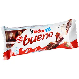 Батончик Kinder Bueno Е-2 шоколадно-вафельний 43 г (6327) - мініатюра 3
