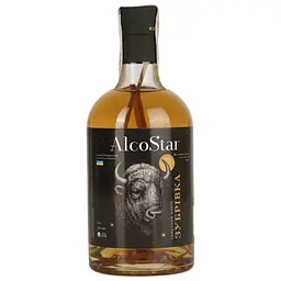 Напій спиртний AlcoStar Зубрівка 38% 0.5 л