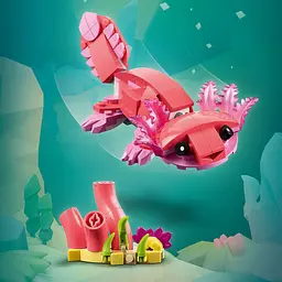 Конструктор LEGO Creator Дикі тварини: рожевий фламінго 288 деталей (31170) - мініатюра 7
