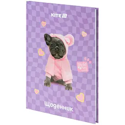 Щоденник шкільний Kite Studio Pets 170х238 мм фіолетовий (SP25-262-2) - мініатюра 5