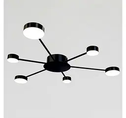 Світлодіодна люстра стельова Artlight 6473/6 з шістьма круглими плафонами, 36 Вт - мініатюра 3