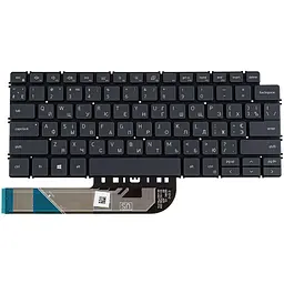 Клавіатура для ноутбука DELL (Inspiron: 5390 5490 7490) ukr сірий без фрейму підсвічування клавіш - мініатюра 2
