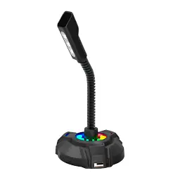 Мікрофон HP DHP-1100C RGB backlit 3.5мм+USB Black (DHP-1100C) - мініатюра 1