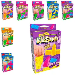 Кінетичний пісок KidSand міні коробка 200 г для ліплення (ДТ-KП-03-25) (в асортименті)