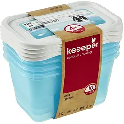 Комплект ємностей для морозильної камери Keeeper Polar 0.75 л блакитний 4 шт. (3013) - мініатюра 4