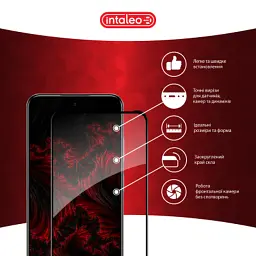 Скло захисне Intaleo Full Glue Infinix Hot 50i Black (1283126607332) - мініатюра 3