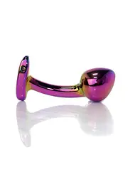 Анальна пробка - Jewellery Multicolour Curved Plug M - мініатюра 3