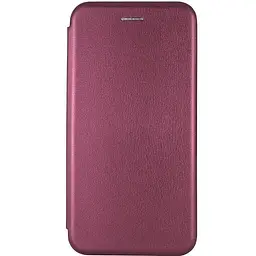 Шкіряний чохол-книжка Classy для Motorola Edge 40 Бордовий