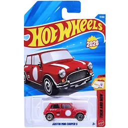 Базова машинка Hot Wheels Then and Now Austin Mini Cooper S колір в асортименті (5785) JJK94