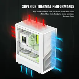 Корпус GameMax Aeris 330 MW White [177624] - мініатюра 10