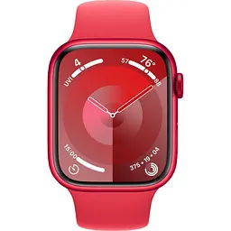 Смарт-годинник Apple Watch Series 9 GPS 41mm Red Aluminum Case with [PRODUCT] Red Sport Band M/L [MRXH3] [92655] - мініатюра 2