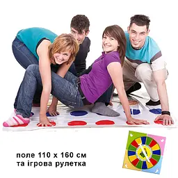 Гра "Твістер" 85297 з рулеткою - мініатюра 3