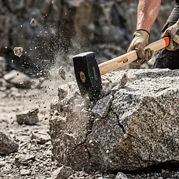 Кувалда Polax 3 кг ручка з дерева (36-060) - мініатюра 7