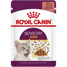 Вологий корм для вибагливих котів Royal Canin Sensory Taste Gravy шматочки в соусі 85 г
