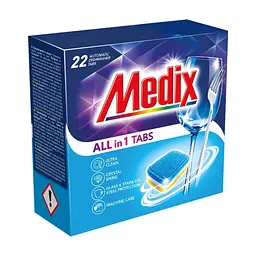 Таблетки для посудомийних машин Medix All in 1 22 шт. (3801003002636)