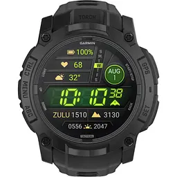 Смарт-годинник Garmin Instinct 3 50mm AMOLED Tactical Edition Black with Black Band (010-03020-50) [135857] - мініатюра 2