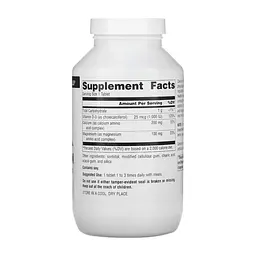 Магній 300 мг Source Naturals (Calcium &) - 250 таблеток, для м'язів і нервової системи - мініатюра 2