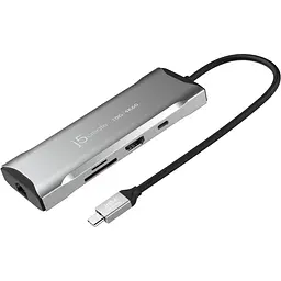 USB-Хаб j5create JCD393-N, USB Type-C 7-в-1 (JCD393-N)