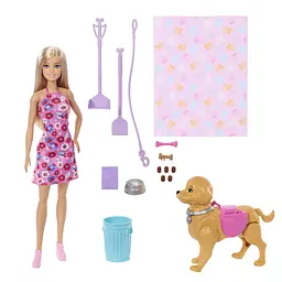 Ігровий набір Barbie Family and friends Прогулянка з песиком (JJB46) - мініатюра 8