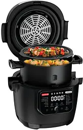 Аерофритюрниця Tefal 2в1 Multicook Actifry MY741CF1, 6 л Чорний 1334Вт - мініатюра 2