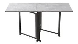Стіл-книга трансформер Оріон 2 Ferrum-decor 750x1520x730 Чорний метал ДСП Бетон 16 мм (FRD-104589) - мініатюра 5