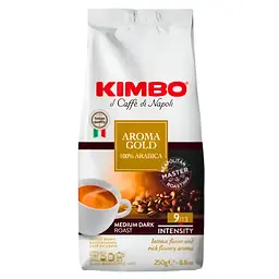 Кава в зернах KIMBO AROMA GOLD 100% ARABICA 250 г