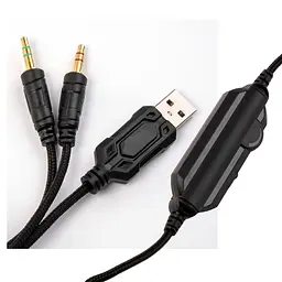 Ігрова гарнітура Vinga HSCU-160 Gaming LED Black (HSCU-160) - мініатюра 6