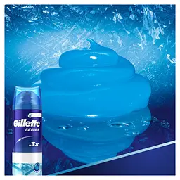 Гель для гоління Gillette Series Sensitive Cool 200 мл - мініатюра 4
