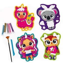 Набір для творчості Vladi Toys Glitter Art Блискучі звірята укр. мова (VT4501-11) - мініатюра 3