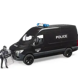 Набір іграшковий Bruder поліцейський мікроавтобус спецпризначення MB Sprinter (02685)