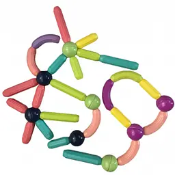 Магнітний конструктор дитячий 26 паличок 10 кульок SKY Magnetic Sticks - мініатюра 6