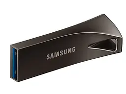 USB флеш накопичувач Samsung 256 GB Bar Plus Titan USB 3.1 Gray (MUF-256BE4/APC) - мініатюра 3