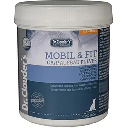 Харчова добавка для збільшення кісткової маси собак Dr.Clauder's Mobil & Fit CaP Aufbau Pulver