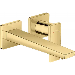 Змішувач Hansgrohe Metropol для раковини зі стіни 225 мм Polished Gold Optic 32526990 Золотий