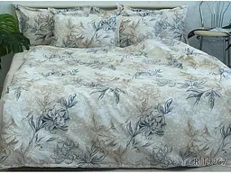 Комплект постільної білизни з компаньйоном Євро TAG tekstil pbe0042221 - мініатюра 2