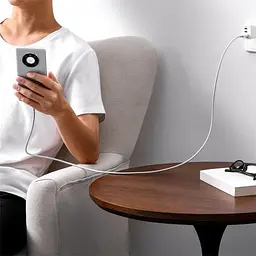 USB кабель Baseus Superior Series Fast Charging Cable USB to Type-C 100W 1.5m білий P10320102214-02 - мініатюра 7