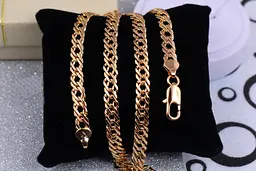 Цепь Xuping Jewelry ромб 60 см 6 мм золотистая